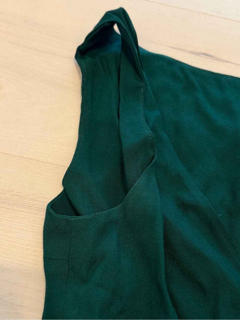 Reformation Deep Green Sleeveless Mini Dress size 2 - Picture 4 of 4